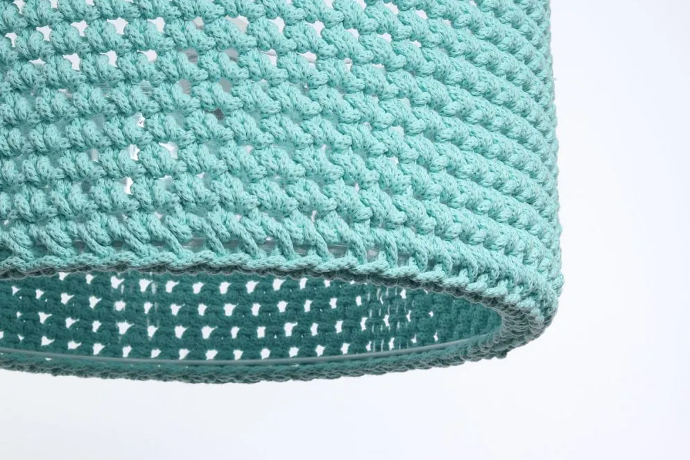 Lampa wisząca COTTON 30 turkusowa nad biurko do pokoju | MIRAT. w stylu kolekcja