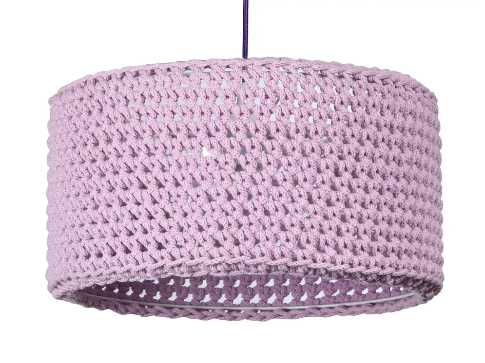 Lampa wisząca COTTON 40 fioletowa nowoczesna | MIRAT. w stylu  kolekcja