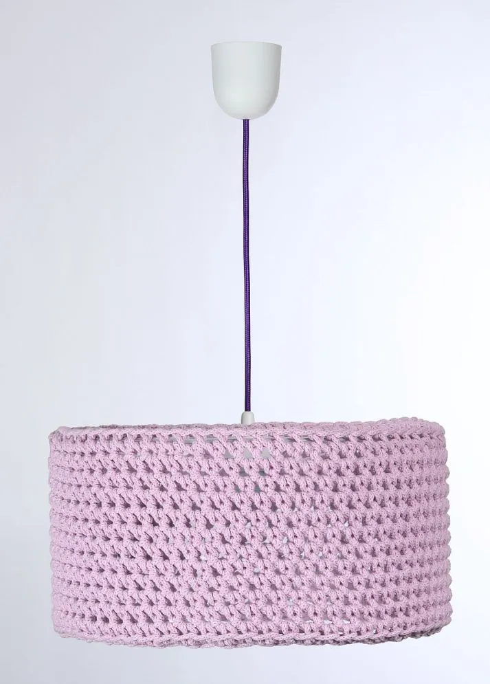 Lampa wisząca COTTON 40 fioletowa nowoczesna | MIRAT. w stylu  kolekcja