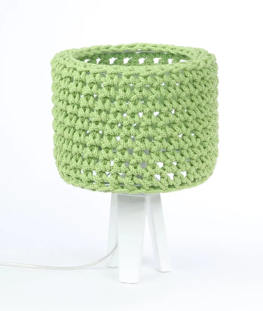 Lampa stołowa COTTON WOOD zielona nocna | MIRAT.