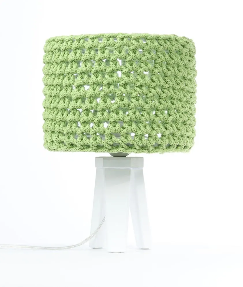 Lampa stołowa COTTON WOOD zielona nocna | MIRAT.