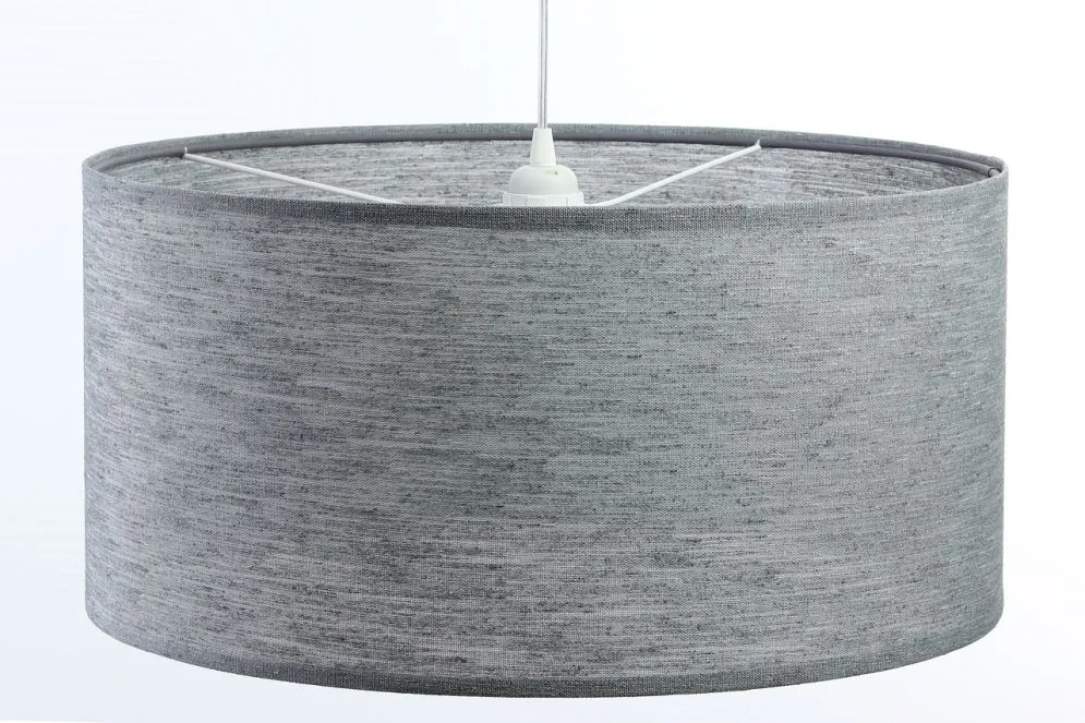 Lampa wisząca NATURAL GREY 60 szara nowoczesna w stylu boho | MIRAT.