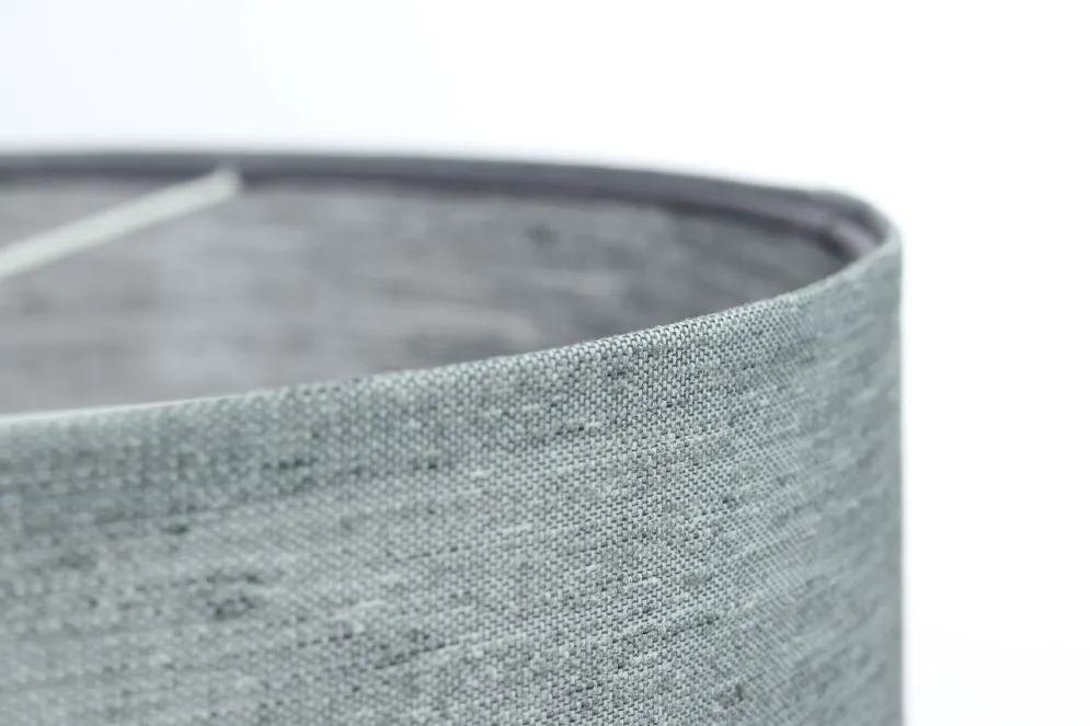 Lampa wisząca NATURAL GREY 40 szara walec tkanina | MIRAT.
