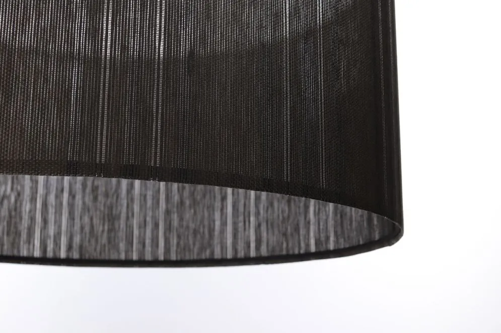 Lampa wisząca NATURAL DARK 60 grafitowa do przedpokoju boho | MIRAT.