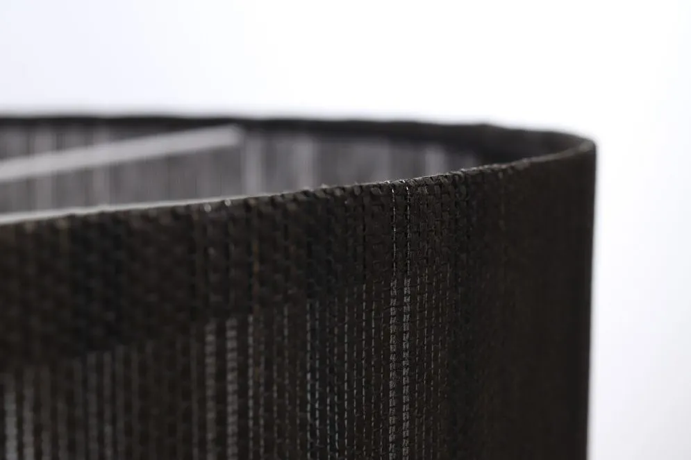 Lampa wisząca NATURAL DARK 60 grafitowa do przedpokoju boho | MIRAT.