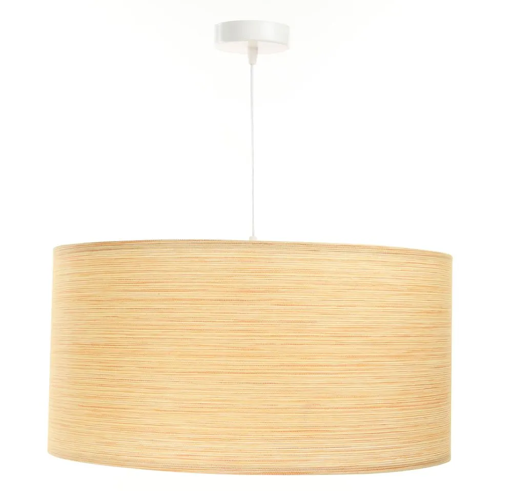 Lampa wisząca NATURAL RATTAN 40 beżowa w stylu boho | MIRAT.