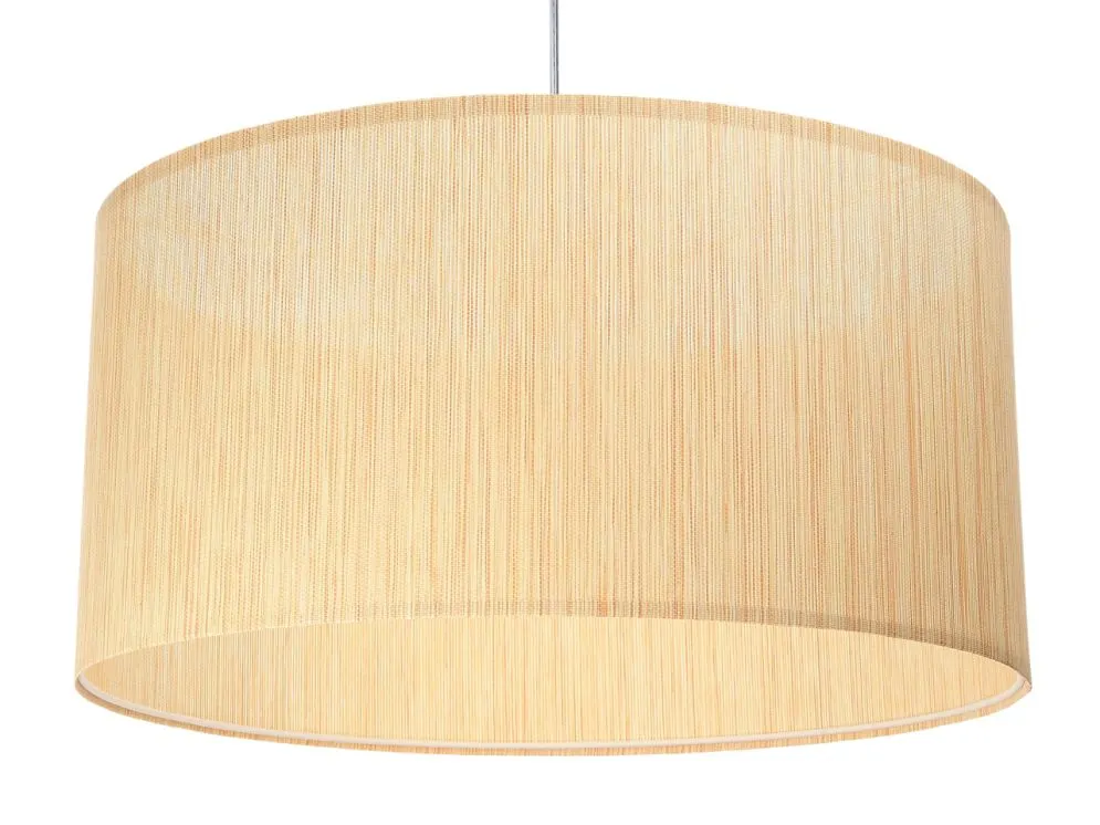 Lampa wisząca NATURAL RATTAN 60 beżowa nowoczesna | MIRAT.