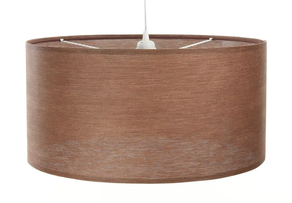 Lampa wisząca NATURAL BROWN 40 brązowa walec do kuchni | MIRAT.