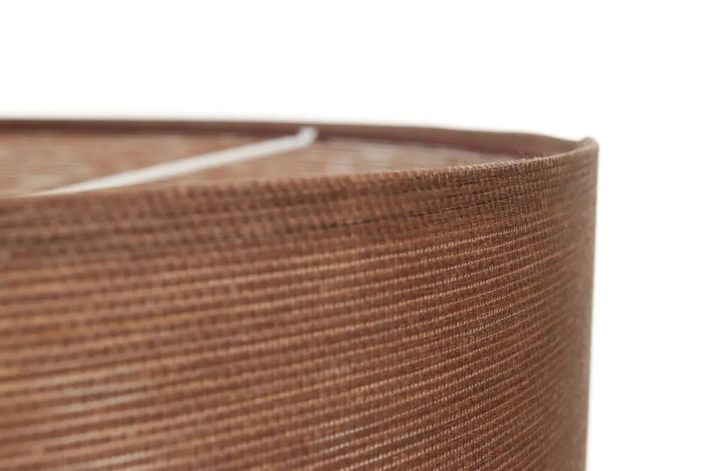 Lampa wisząca NATURAL BROWN 40 brązowa walec do kuchni | MIRAT.