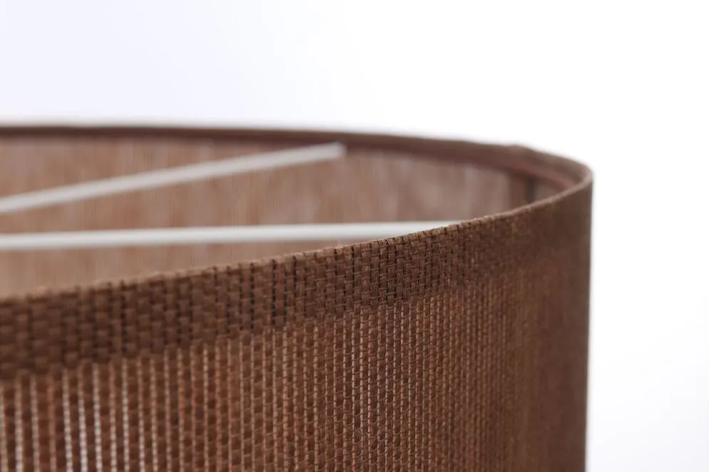 Lampa wisząca NATURAL BROWN 60 brązowa nad stół | MIRAT.