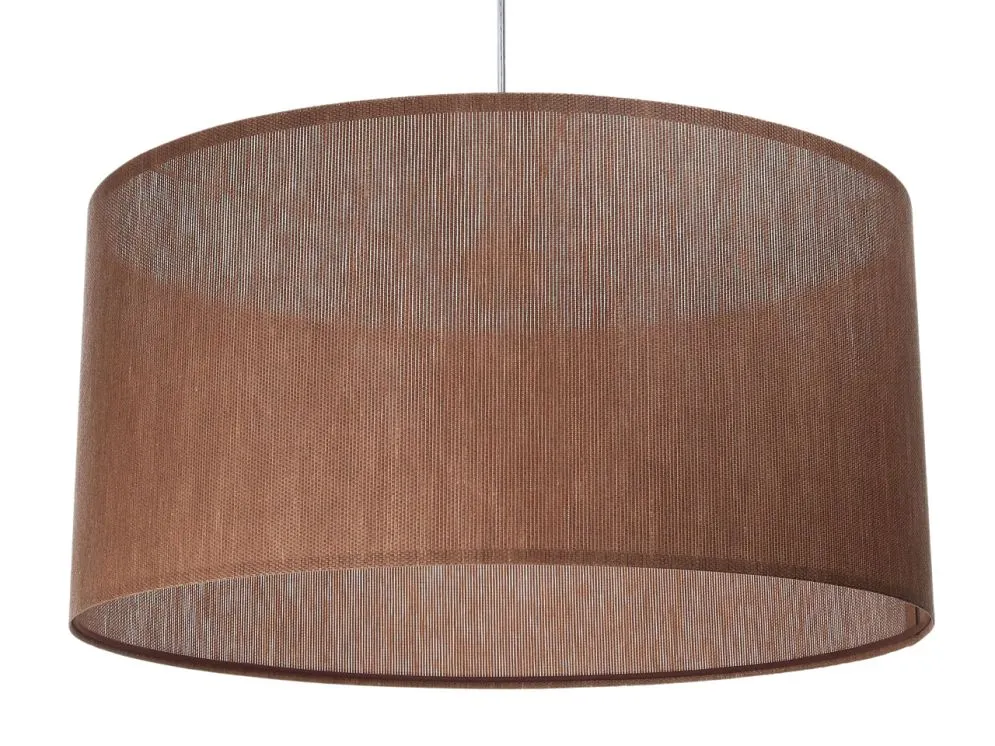 Lampa wisząca NATURAL BROWN 60 brązowa nad stół | MIRAT.