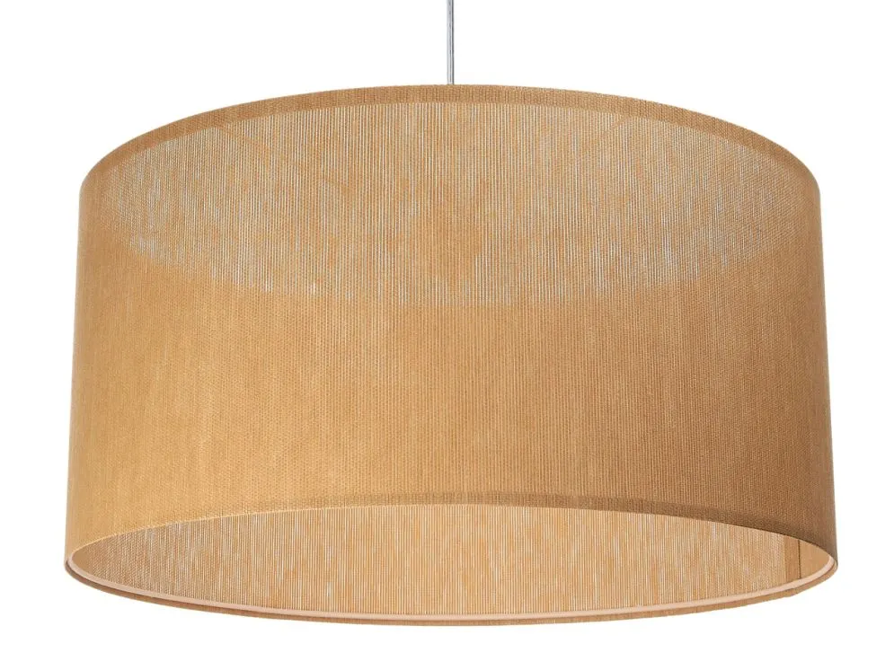 Lampa wisząca NATURAL BEIGE 60 beżowa płócienna natural | MIRAT.