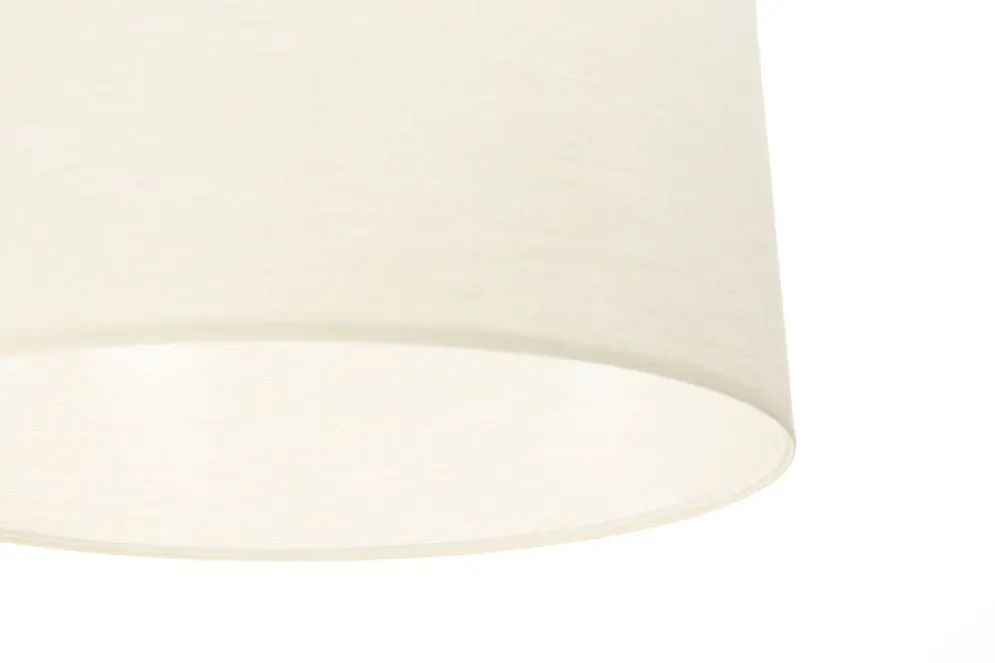Lampa wisząca NATURAL CREAM 50 kremowa płócienna minimalistyczna | MIRAT.