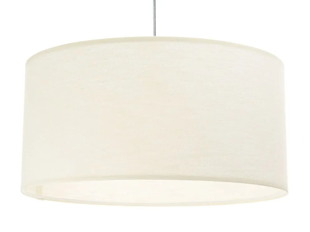 Lampa wisząca NATURAL CREAM 60 kremowa nad stół boho | MIRAT.