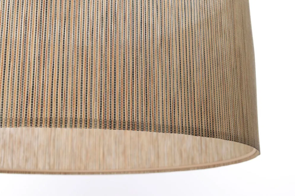 Lampa wisząca NATURAL BAMBOO 60 beżowa płócienna polskiej produkcji | MIRAT.