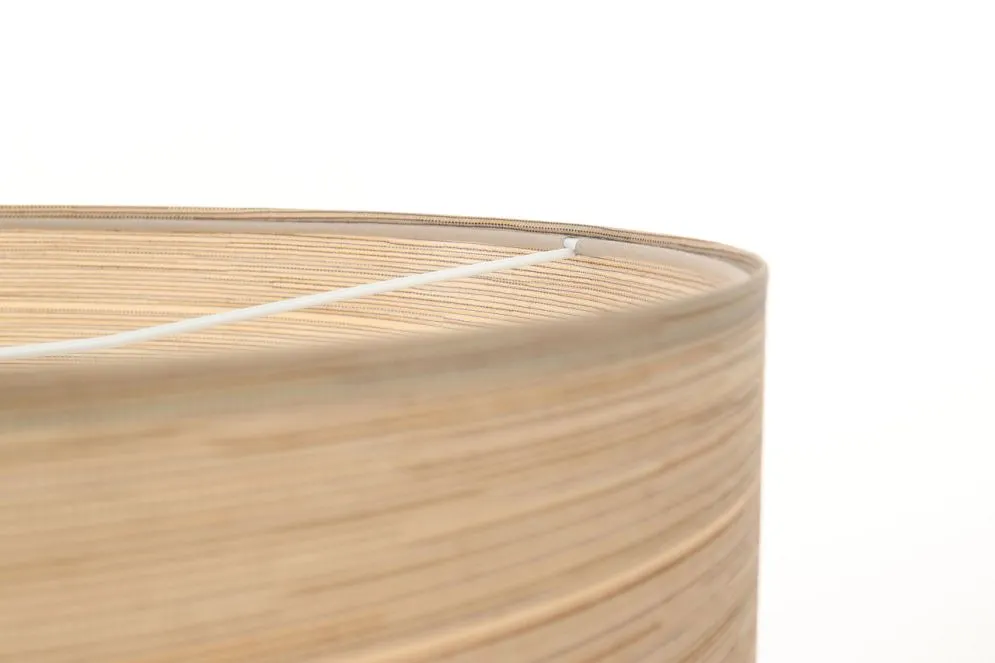 Lampa wisząca NATURAL REED 40 beżowa walec polskiej produkcji | MIRAT.