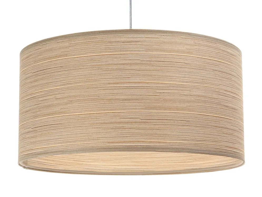 Lampa wisząca NATURAL REED 40 beżowa walec polskiej produkcji | MIRAT.