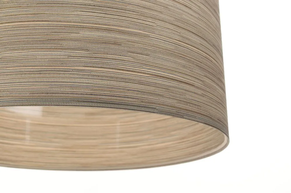 Lampa wisząca NATURAL FIBER 40 ciemnobeżowa do salonu nowoczesna | MIRAT.