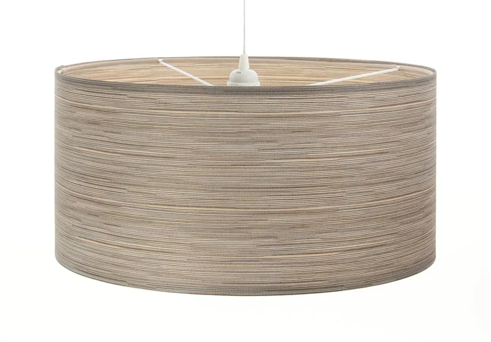 Lampa wisząca NATURAL FIBER 50 ciemnobeżowa w stylu natural | MIRAT.
