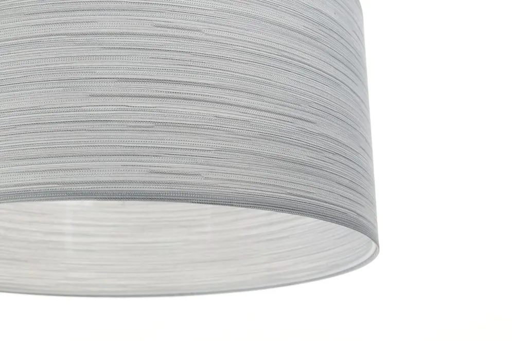 Lampa wisząca NATURAL SILVER 50 jasnoszara nad stół w stylu boho | MIRAT.