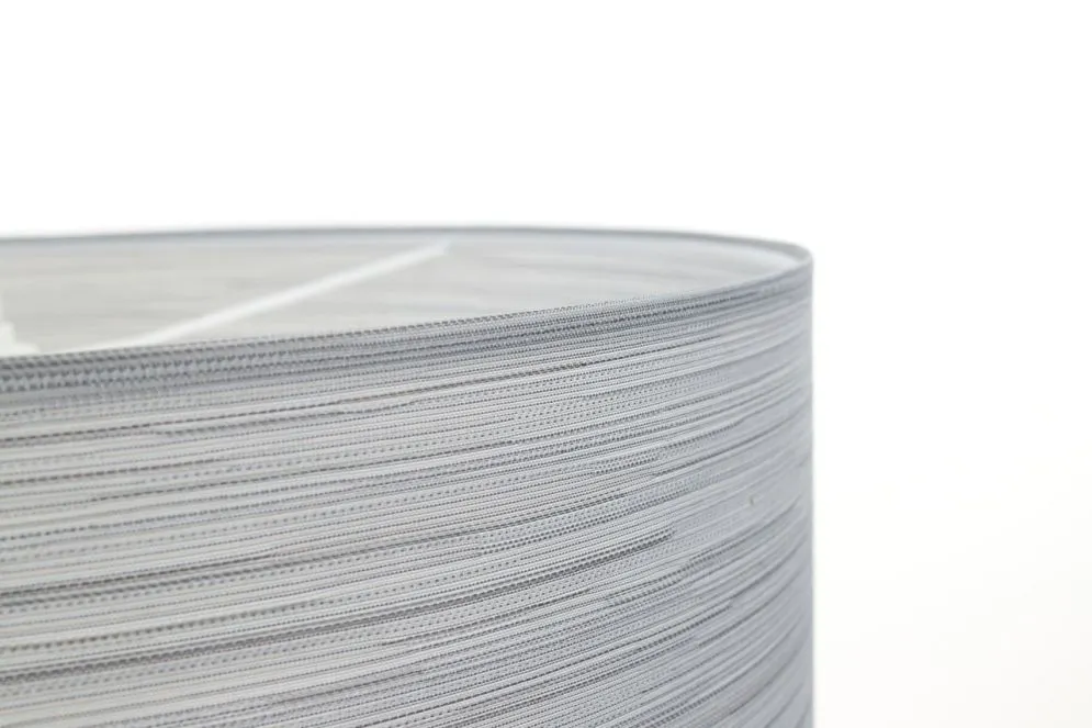 Lampa wisząca NATURAL SILVER 50 jasnoszara nad stół w stylu boho | MIRAT.