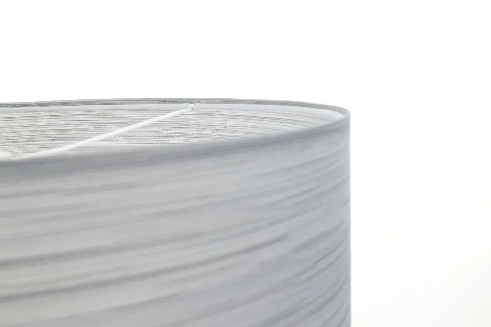 Lampa wisząca NATURAL SILVER 50 jasnoszara nad stół w stylu boho | MIRAT.