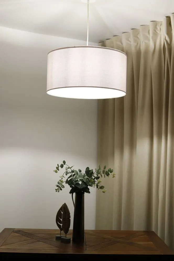 Lampa wisząca LEN LIGHT 70 biała w stylu skandynawskim I sklep meblowy MIRAT.