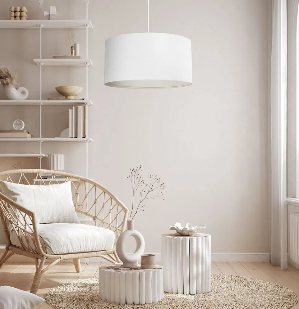 Lampa wisząca LEN LIGHT 50 biała pojedyncza I sklep meblowy MIRAT.