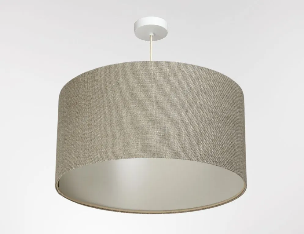 Lampa wisząca LEN LIGHT 210-60 ciemno beżowa naturalistyczna I sklep meblowy MIRAT.