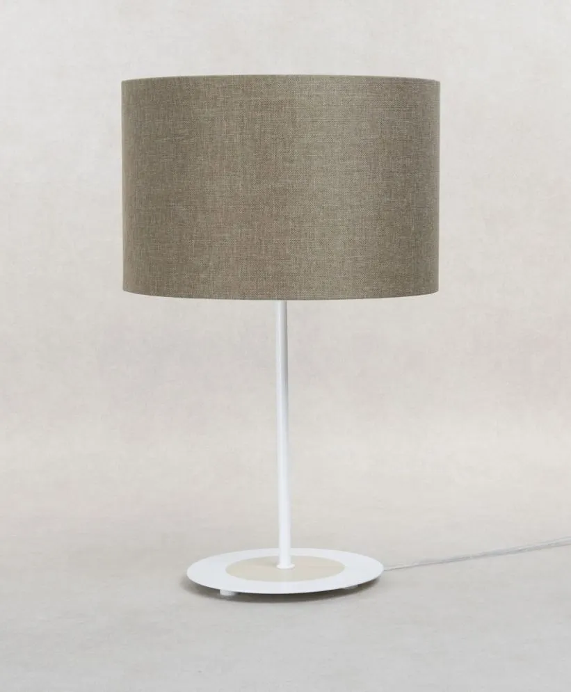 Lampa stołowa ERUTAN III brązowa z włącznikiem przesuwnym I sklep meblowy MIRAT.