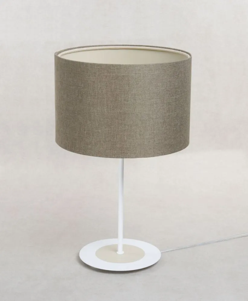 Lampa stołowa ERUTAN III brązowa z włącznikiem przesuwnym I sklep meblowy MIRAT.