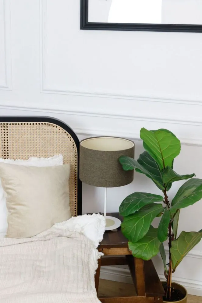 Lampa stołowa ERUTAN III brązowa z włącznikiem przesuwnym I sklep meblowy MIRAT.