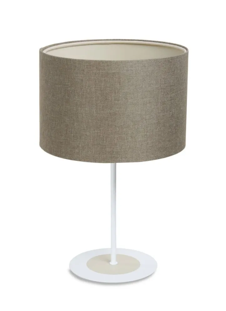 Lampa stołowa ERUTAN III brązowa z włącznikiem przesuwnym I sklep meblowy MIRAT.