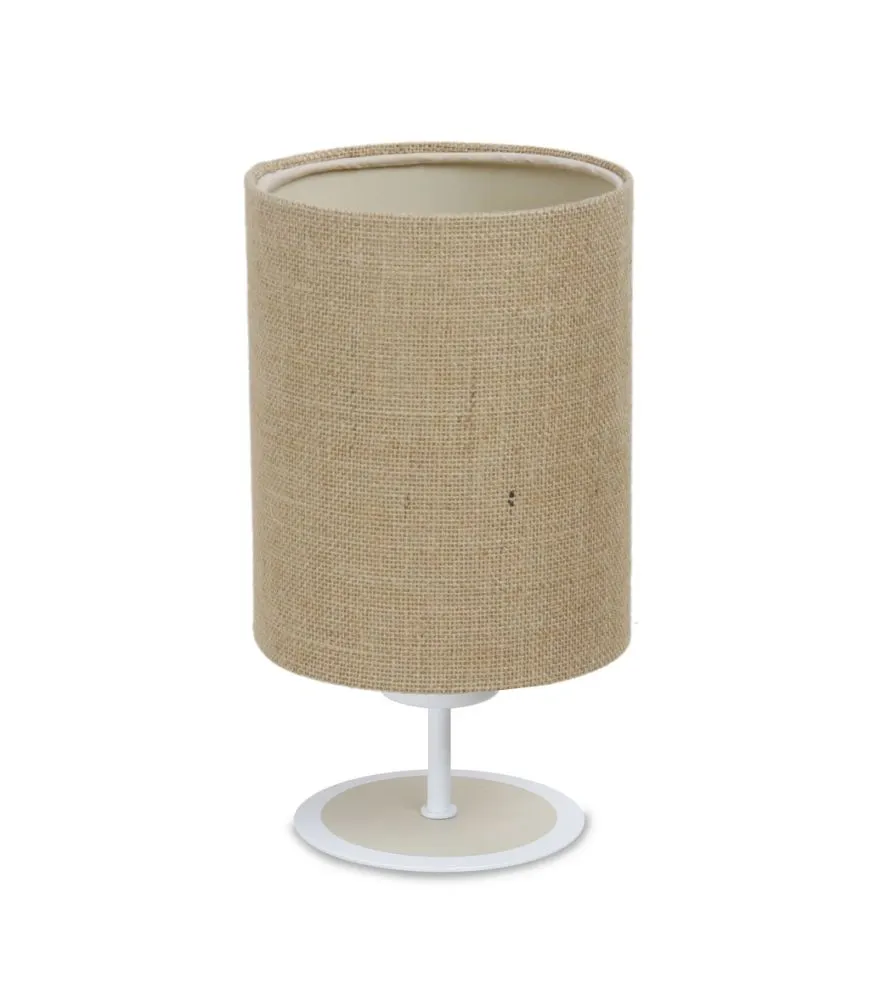 Lampa stołowa ERUTAN beżowa do salonu I sklep meblowy MIRAT.