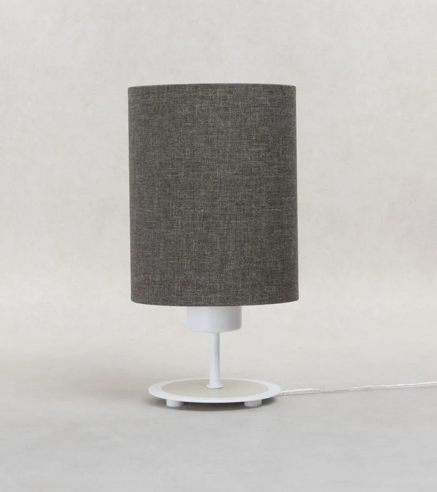 Lampa stołowa ERUTAN szara ręcznie robiona I sklep meblowy MIRAT.