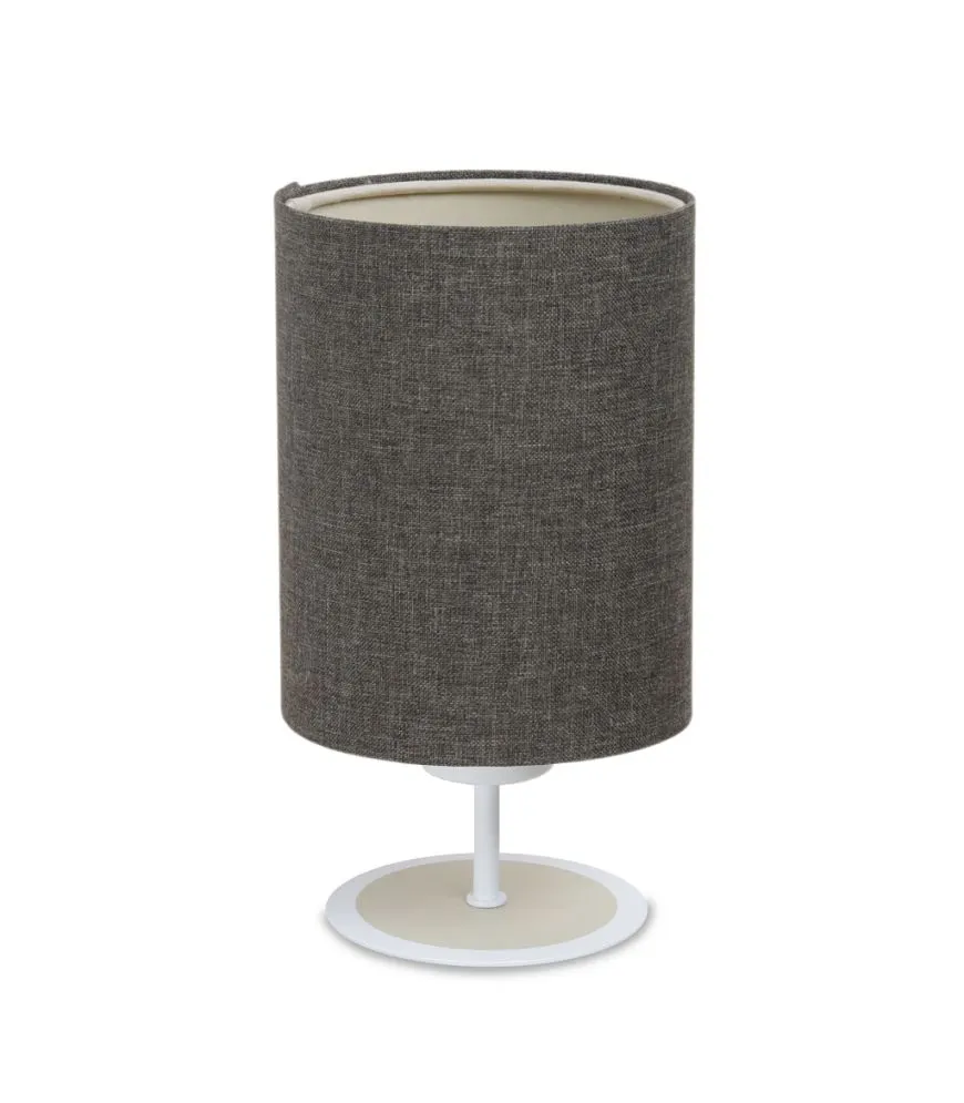 Lampa stołowa ERUTAN szara ręcznie robiona I sklep meblowy MIRAT.