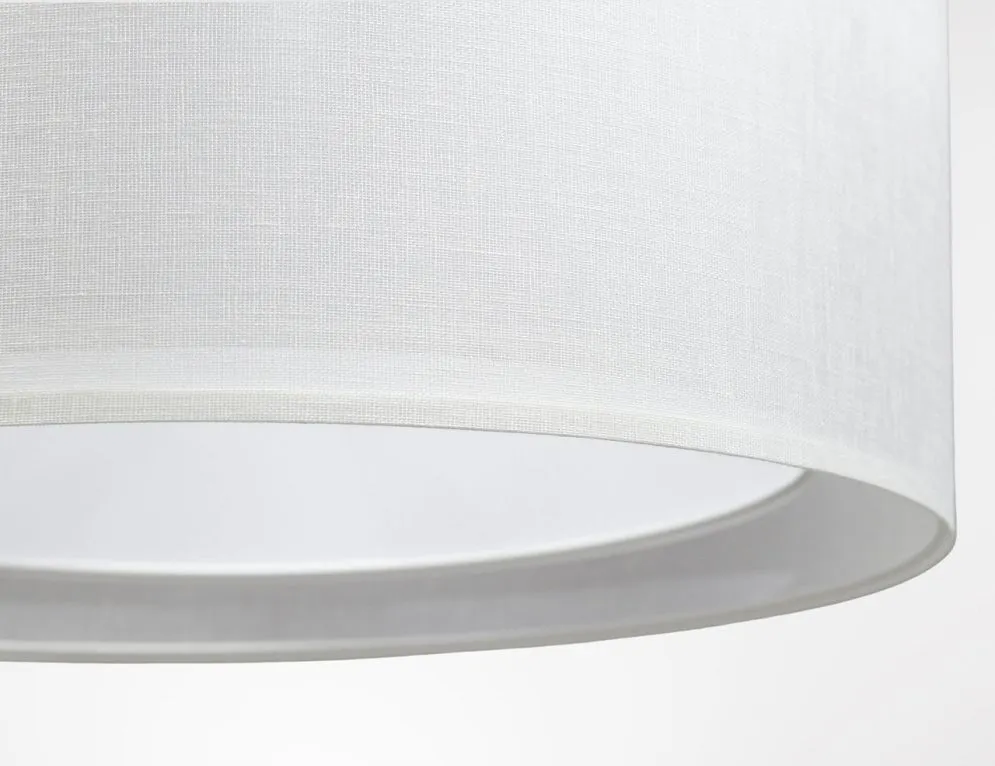 Lampa wisząca DUO LEN LIGHT 60 biała w stylu skandynawskim I sklep meblowy MIRAT.