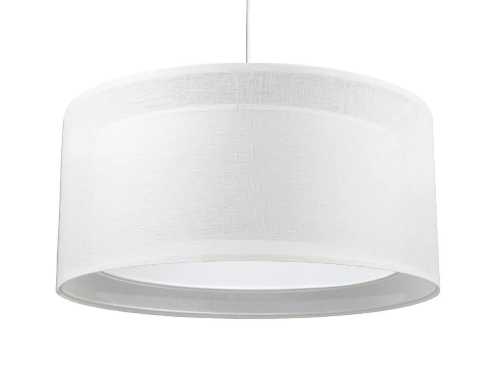 Lampa wisząca DUO LEN LIGHT 60 biała w stylu skandynawskim I sklep meblowy MIRAT.