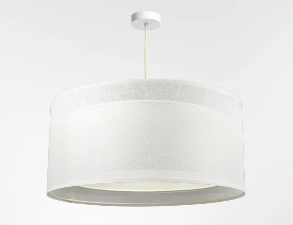 Lampa wisząca DUO LEN LIGHT 60 kremowa polskiej produkcji I sklep meblowy MIRAT.