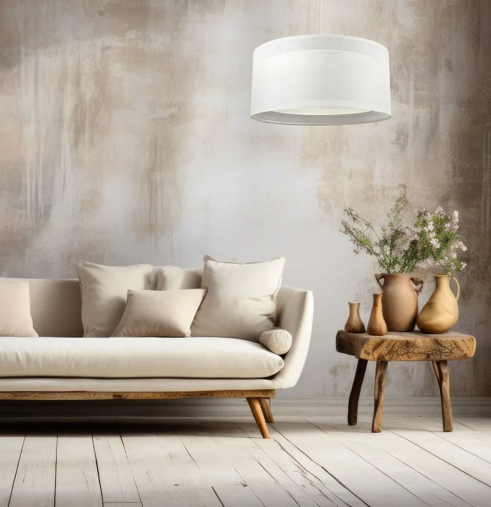 Lampa wisząca DUO LEN LIGHT 60 kremowa polskiej produkcji I sklep meblowy MIRAT.