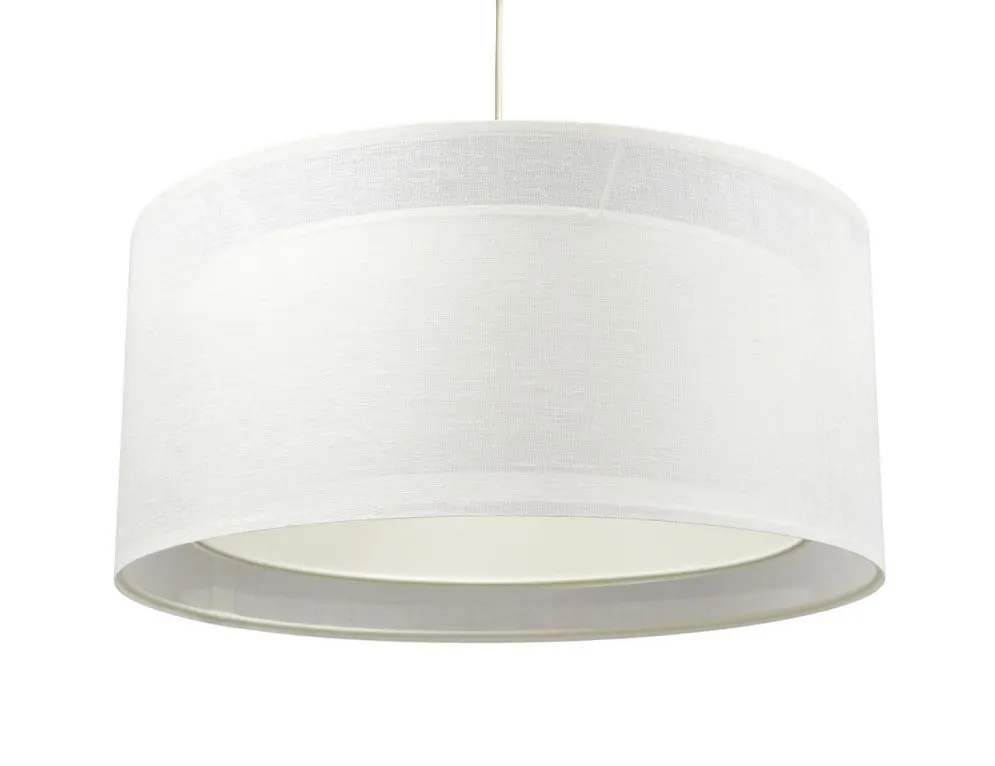 Lampa wisząca DUO LEN LIGHT 50 kremowa do salonu I sklep meblowy MIRAT.