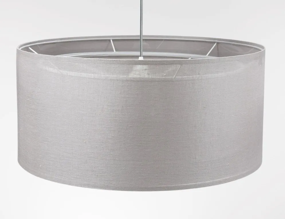 Lampa wisząca DUO LEN LIGHT 005-60 szara/beżowa boho I sklep meblowy MIRAT.