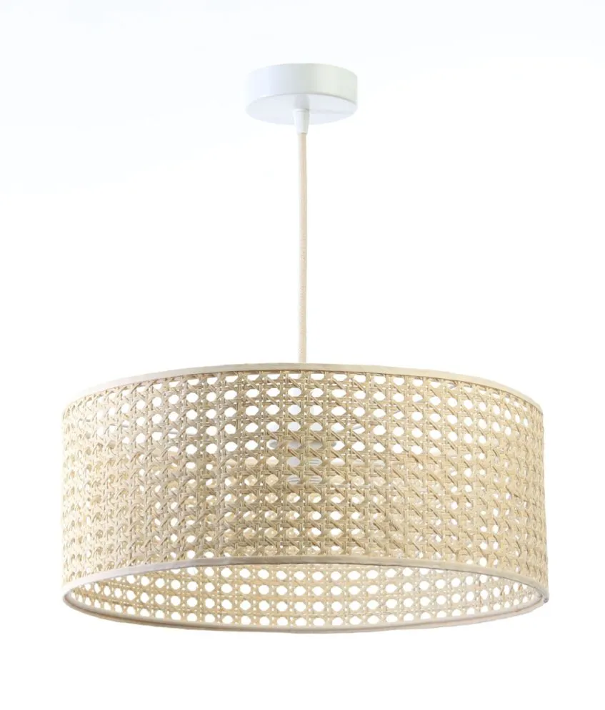 Lampa wisząca BOHO 60 rattan naturalny nad stół w stylu natural | MIRAT.