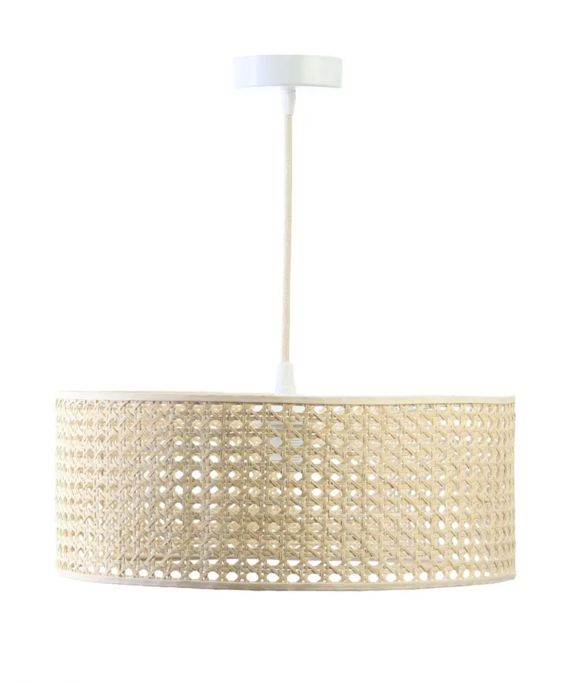 Lampa wisząca BOHO 60 rattan naturalny nad stół w stylu natural | MIRAT.