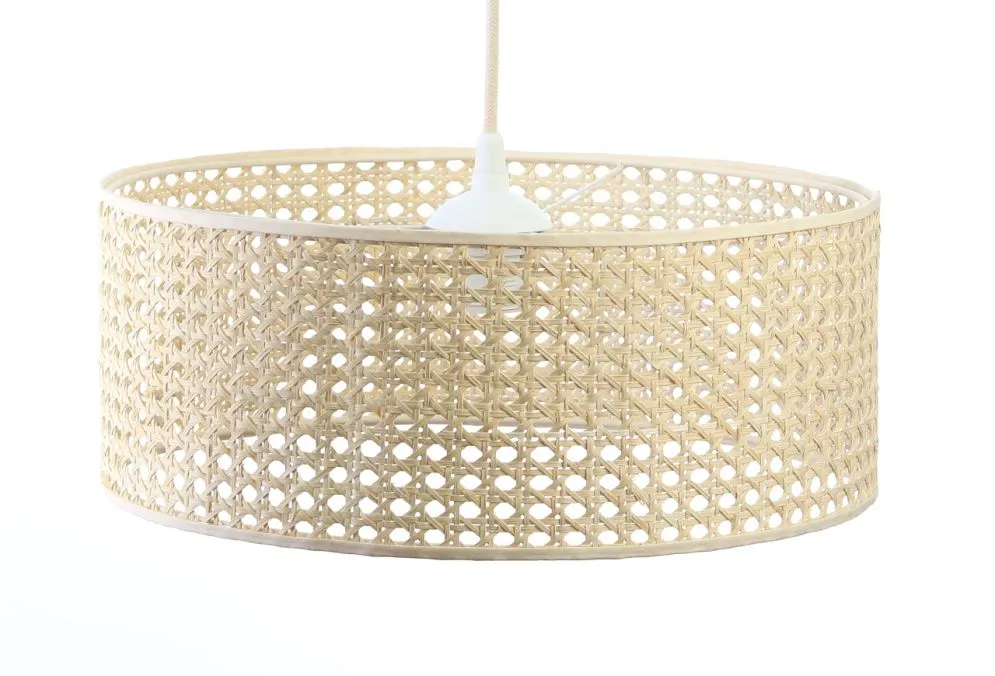 Lampa wisząca BOHO 50 rattan naturalny w stylu natural ręcznie robiona | MIRAT.