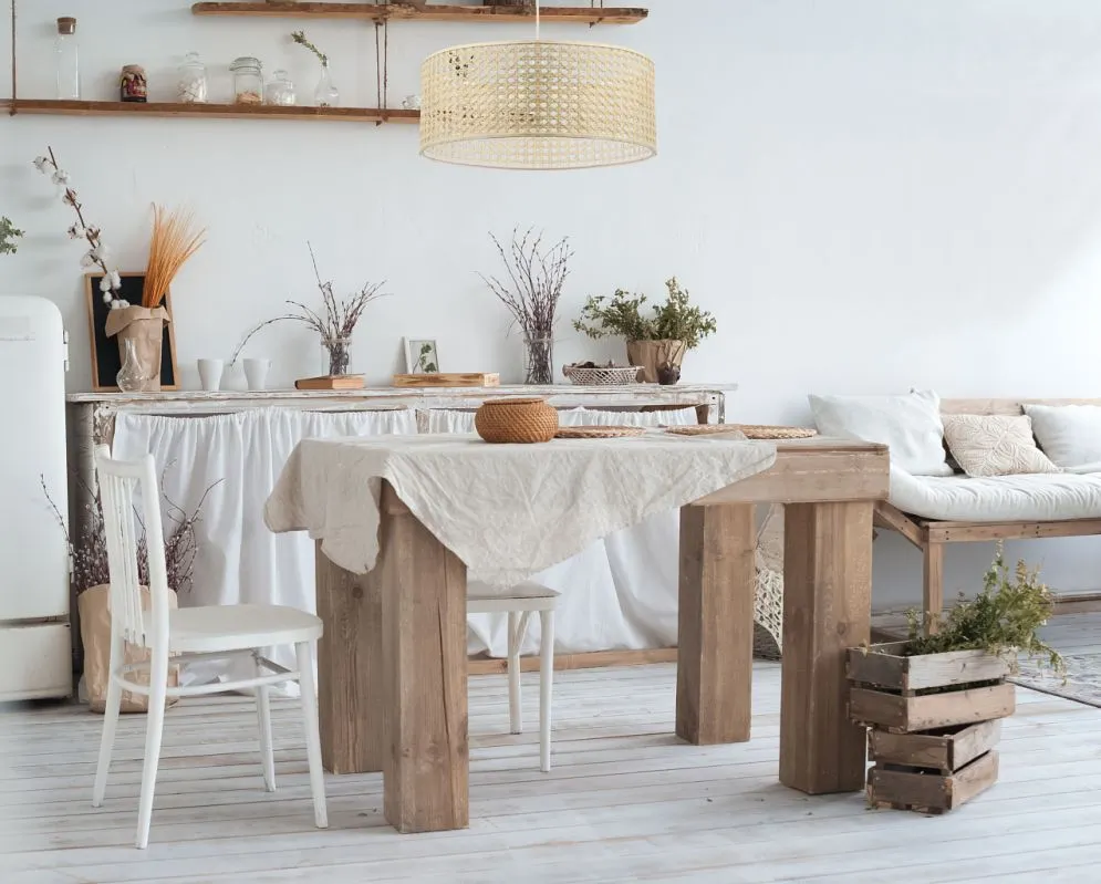 Lampa wisząca BOHO 40 rattan naturalny do kuchni polskiej produkcji | MIRAT.