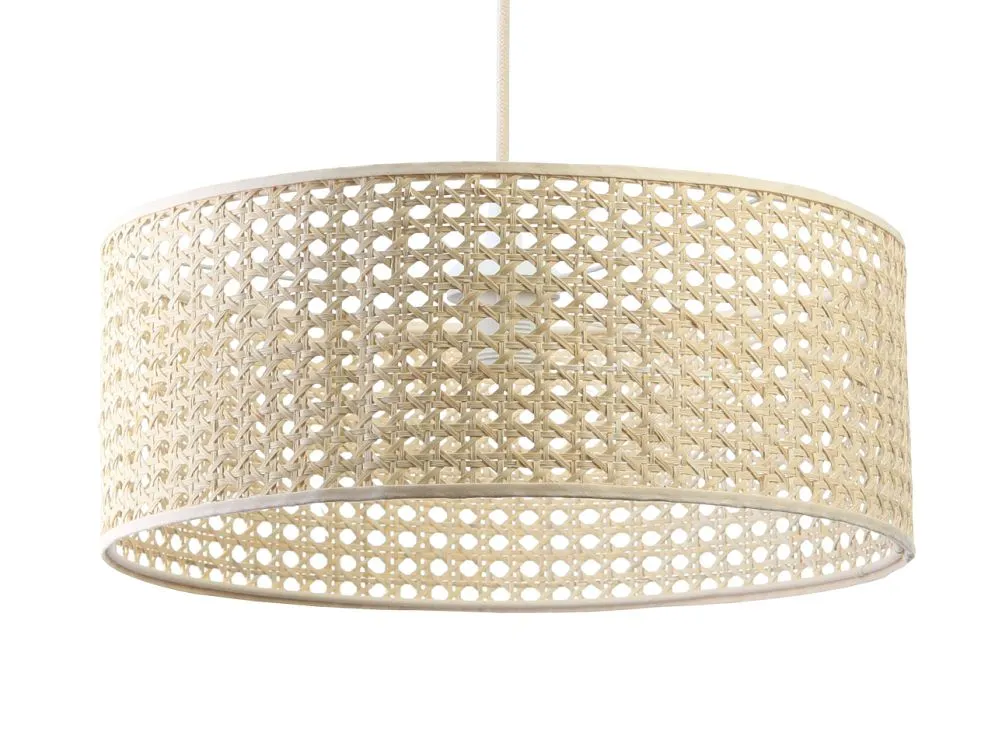 Lampa wisząca BOHO 60 rattan naturalny nad stół w stylu natural | MIRAT.