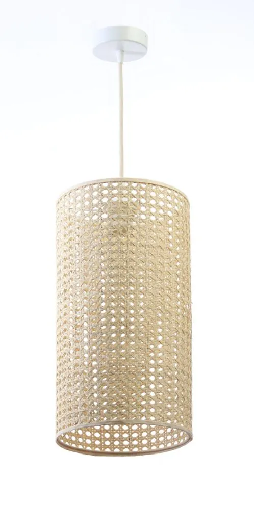 Lampa wisząca BOHO SLIM rattan naturalny minimalistyczna ręcznie robiona | MIRAT.