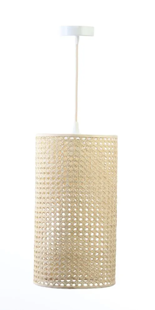 Lampa wisząca BOHO SLIM rattan naturalny minimalistyczna ręcznie robiona | MIRAT.