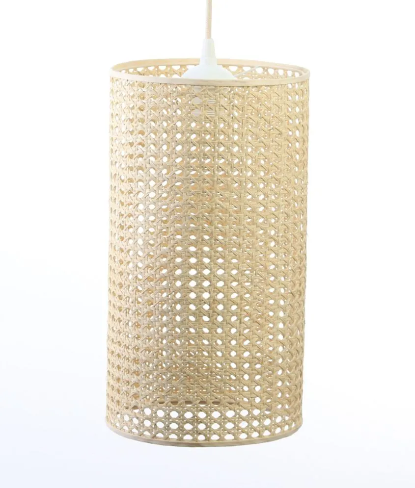 Lampa wisząca BOHO SLIM rattan naturalny minimalistyczna ręcznie robiona | MIRAT.